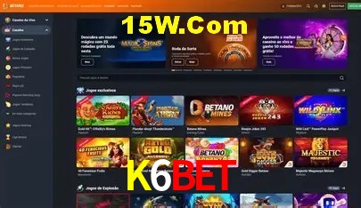 Biblioteca de slots populares na K6Bet